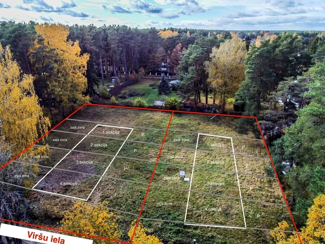 Zeme, 3707㎡ - Jūrmala, Melluži — bilde 3