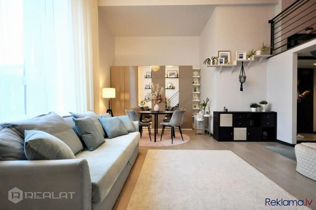 Pilnībā aprīkots, labi uzturēts 57 m2 Loft stila 2 istabu dzīvoklis Kalnciema kvartāla — bilde 4