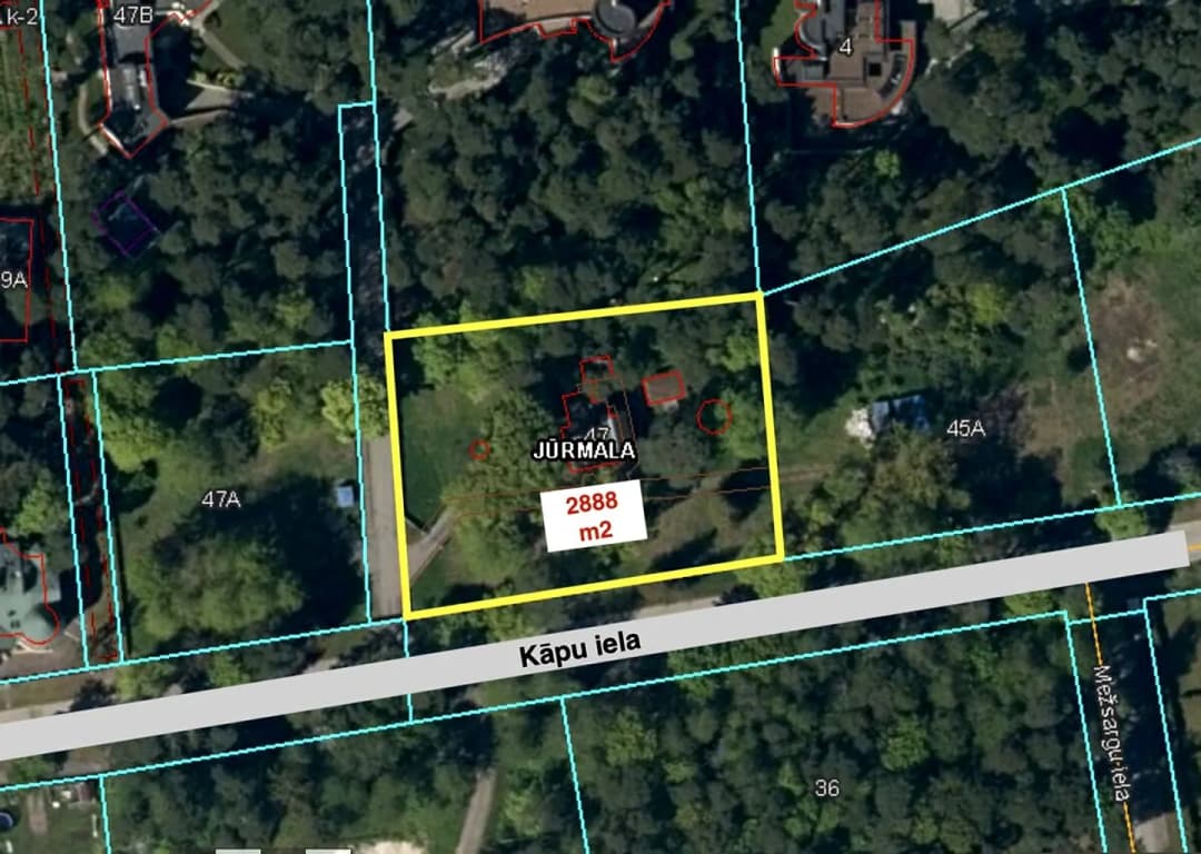 Zeme, 2888㎡ - Jūrmala, Melluži — bilde 2