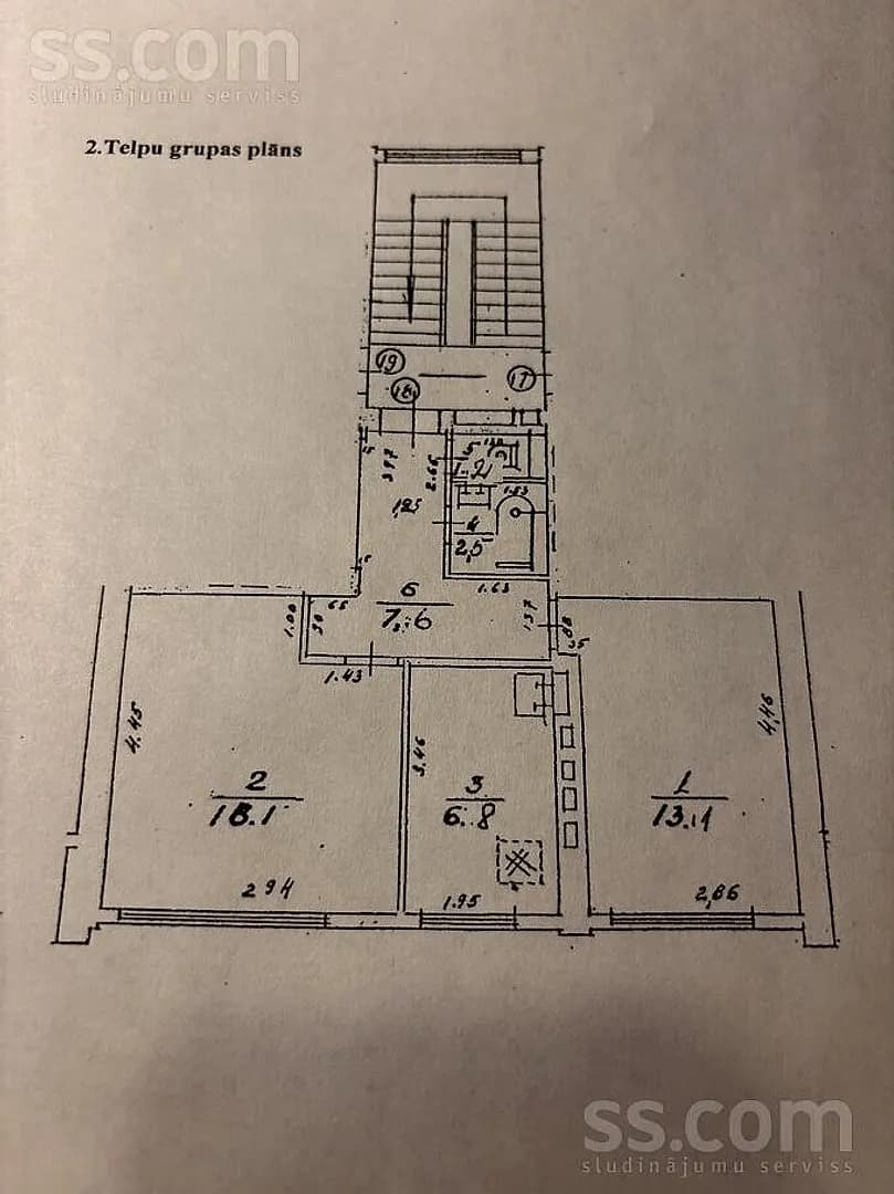 Divistabu dzīvoklis — Ģimnāzijas iela 8b — bilde 3