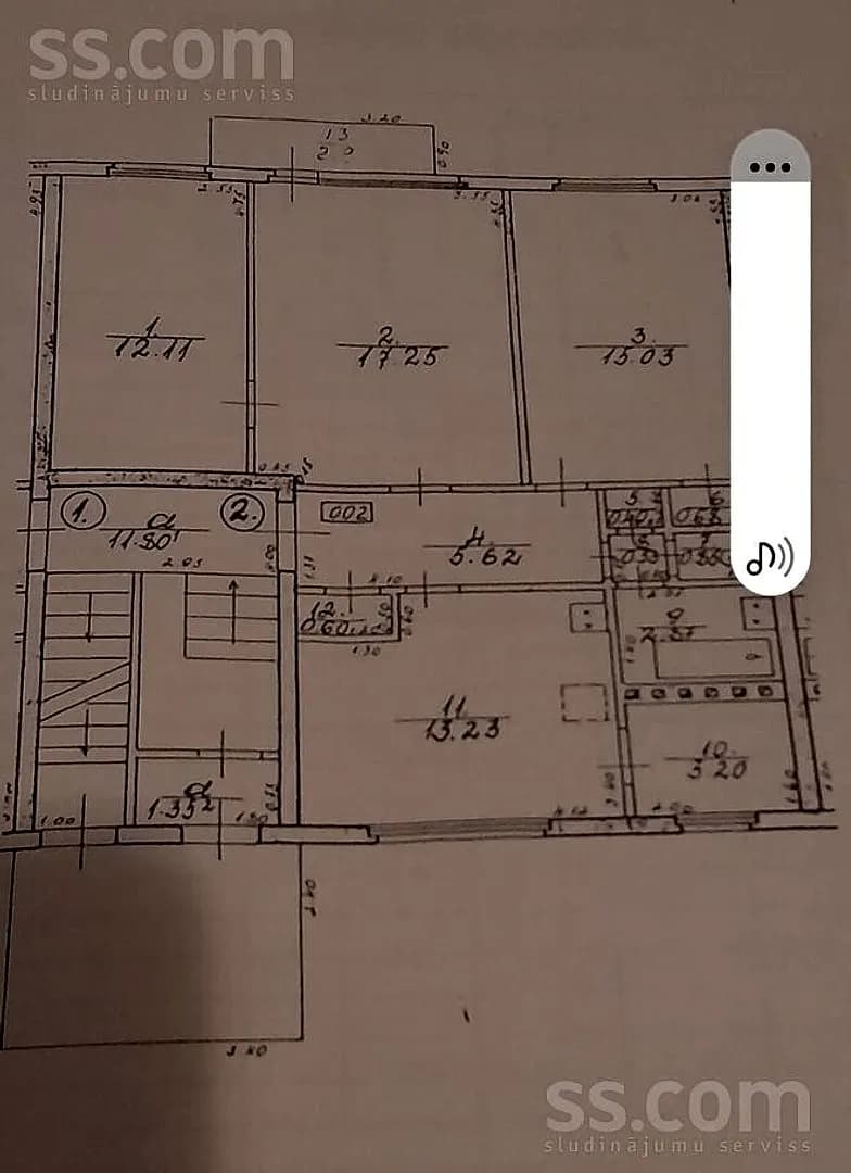 Trīsistabu dzīvoklis — Atpūtas 2 — bilde 2