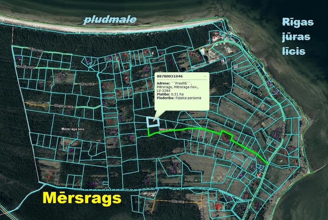 Zeme, 5076㎡ - Mērsraga pagasts, Mērsrags