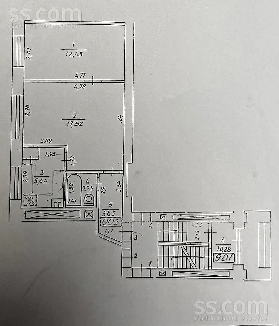 Divistabu dzīvoklis — Prūšu 22/2