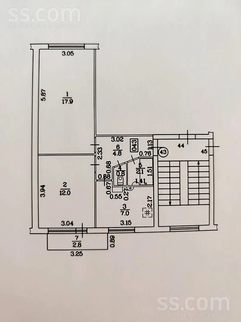Divistabu dzīvoklis — Aveņu 35a