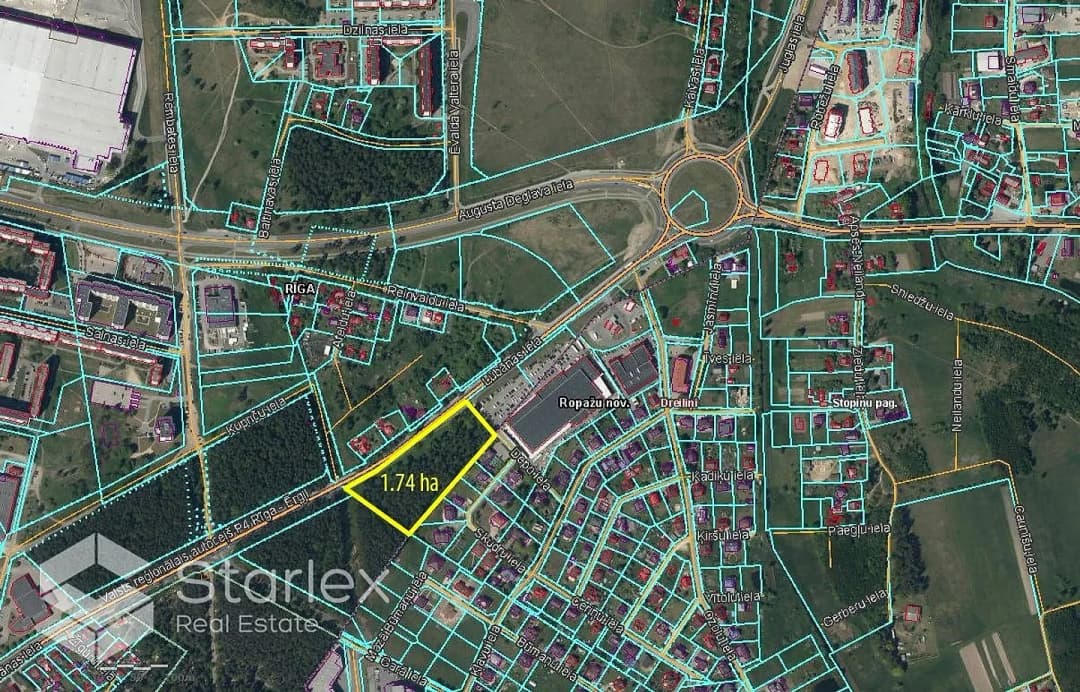 Zeme, 17448㎡ - Rīga, Pļavnieki — vēl bildes
